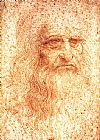 Leonardo da Vinci da Vinci Self Portrait painting